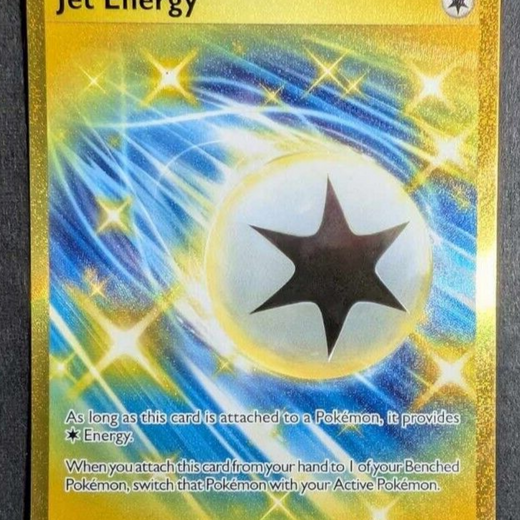 Jet Energy 252/191 Secret Gold Rare Surging Sparks Pokemon 2024 252 Scarlet &