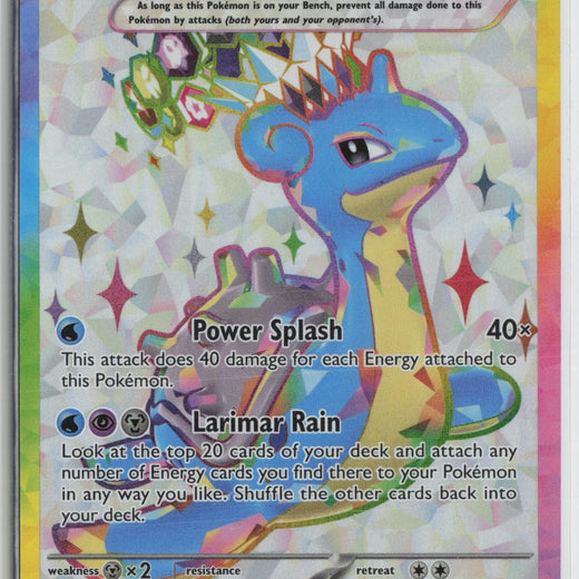 Lapras ex 158/142 Ultra Rare Stellar Crown Pokemon NM0