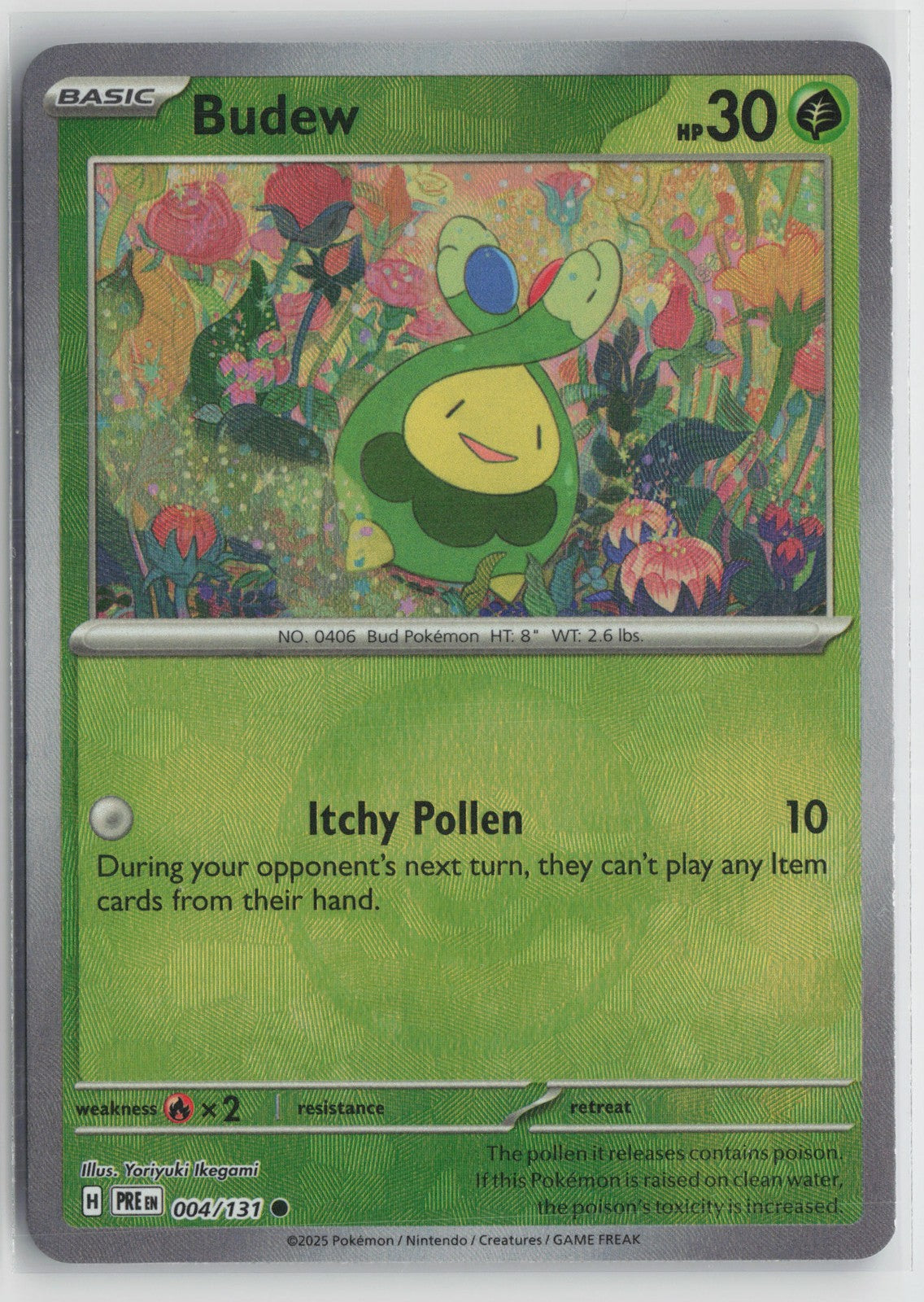 Budew (Poke Ball Pattern) Common SV: Prismatic Evolutions 004/131 NM