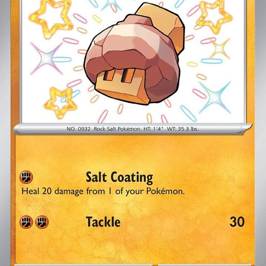 Nacli 176/091 Paldean Fates PAF Shiny Rare Near Mint Pokemon 2024