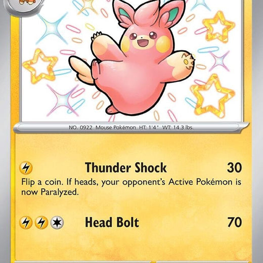 Pawmo 143/091 Paldean Fates PAF Shiny Rare Near Mint Pokemon 2024