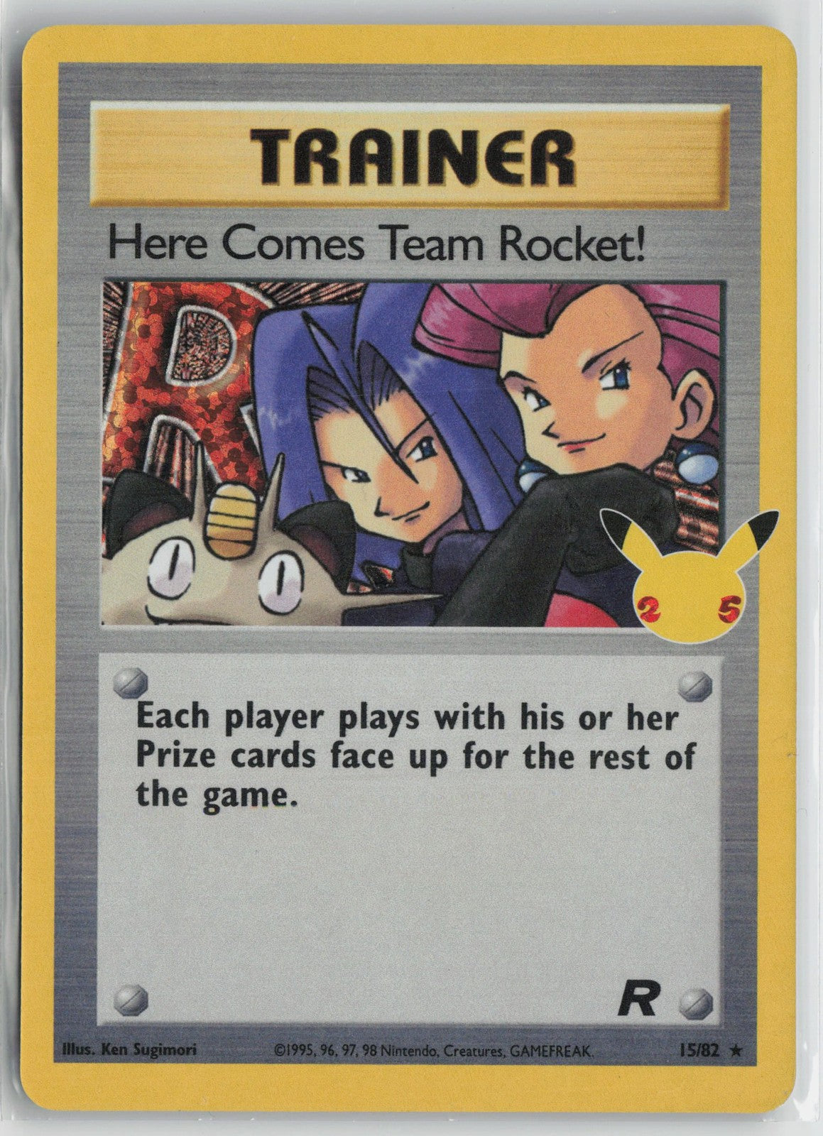 Here Comes Team Rocket! 15/82 Holo Rare Team Rocket Pokemon NM