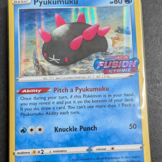 Pyukumuku SWSH169 Fusion Strike Stamped Promo Sealed PRERELEASE 2021