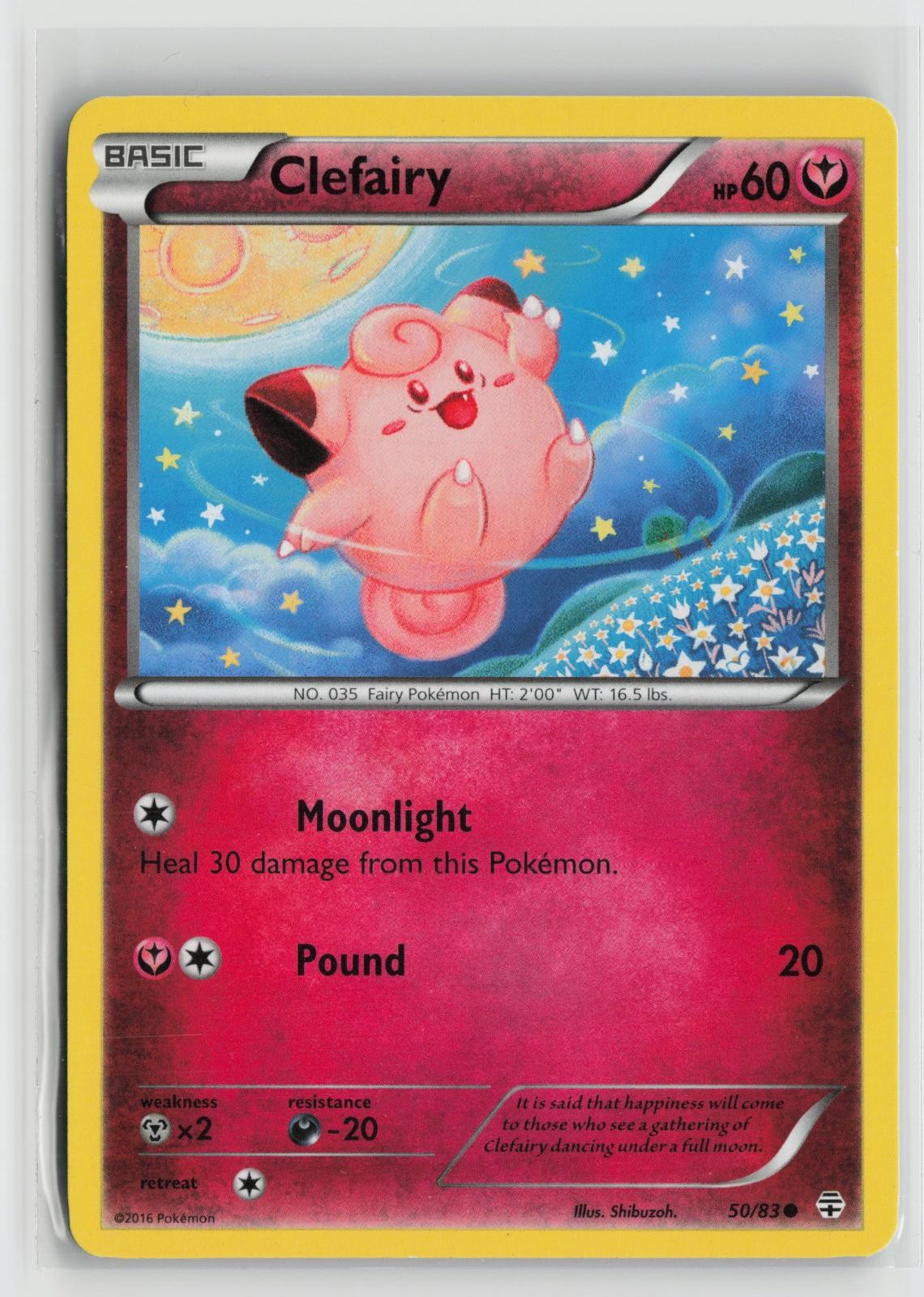 Clefairy 50/83 Generations NM C Pokemon