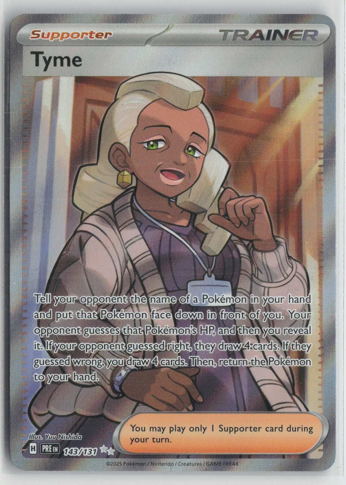 Tyme Ultra Rare SV: Prismatic Evolutions 143/131 NM