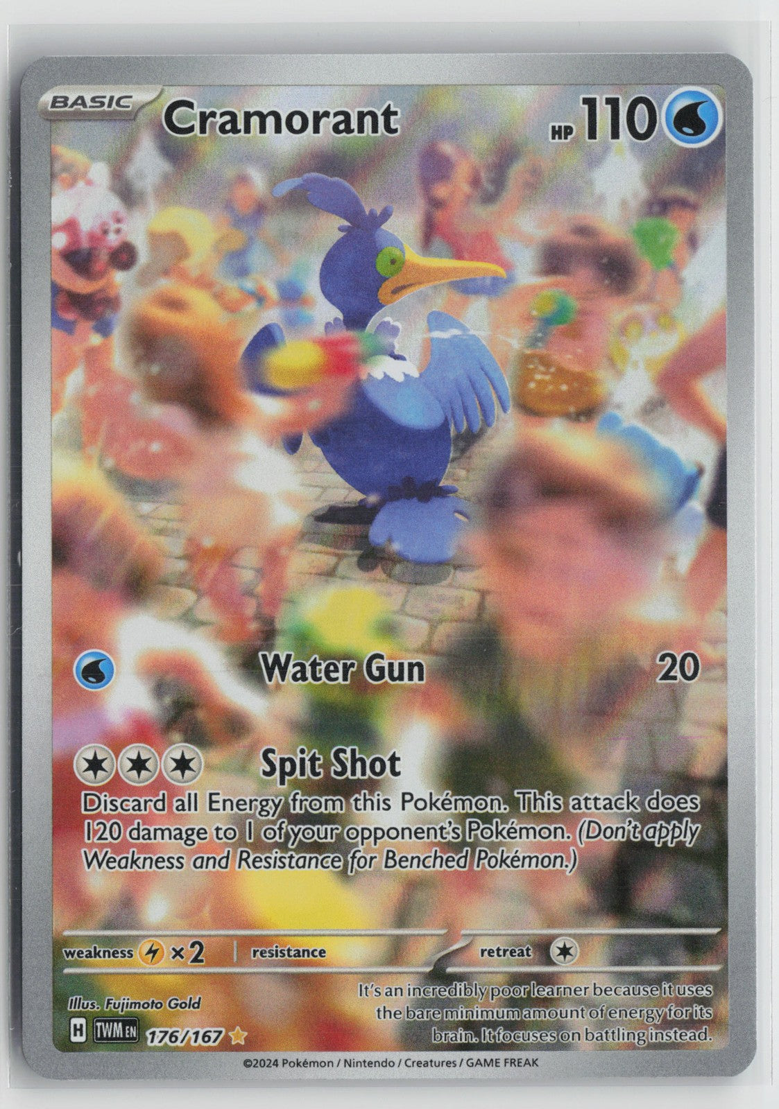 Cramorant Illustration Rare SV06: Twilight Masquerade 176/167 NM