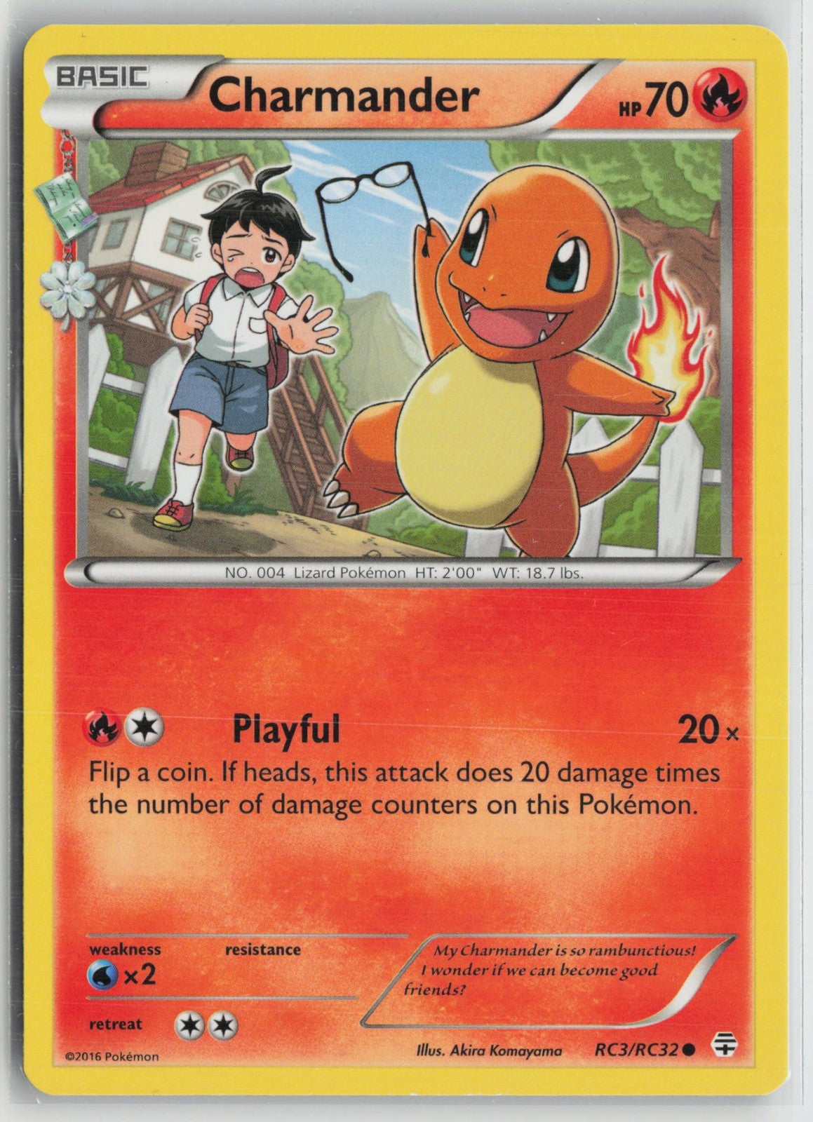 Charmander RC3/RC32 Common Generations Pokemon NM