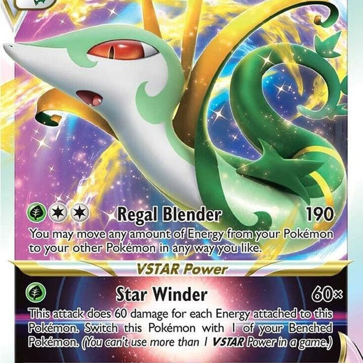 Serperior VSTAR 008/195 Silver Tempest SIT Holo Rare VSTAR mint 008 Pokemon