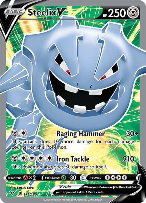 Steelix V 176/185 Vivid Voltage Ultra Rare mint 176 Pokemon 2020