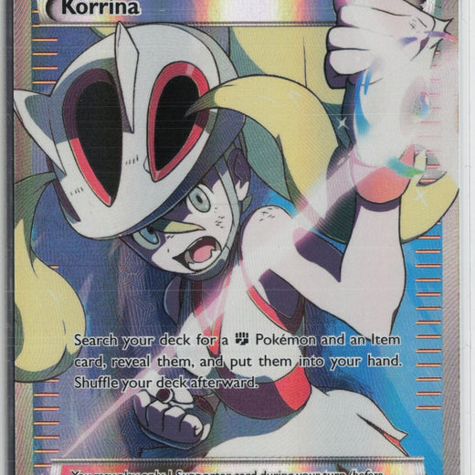 Korrina 111/111 Ultra Rare Furious Fists Pokemon LP0