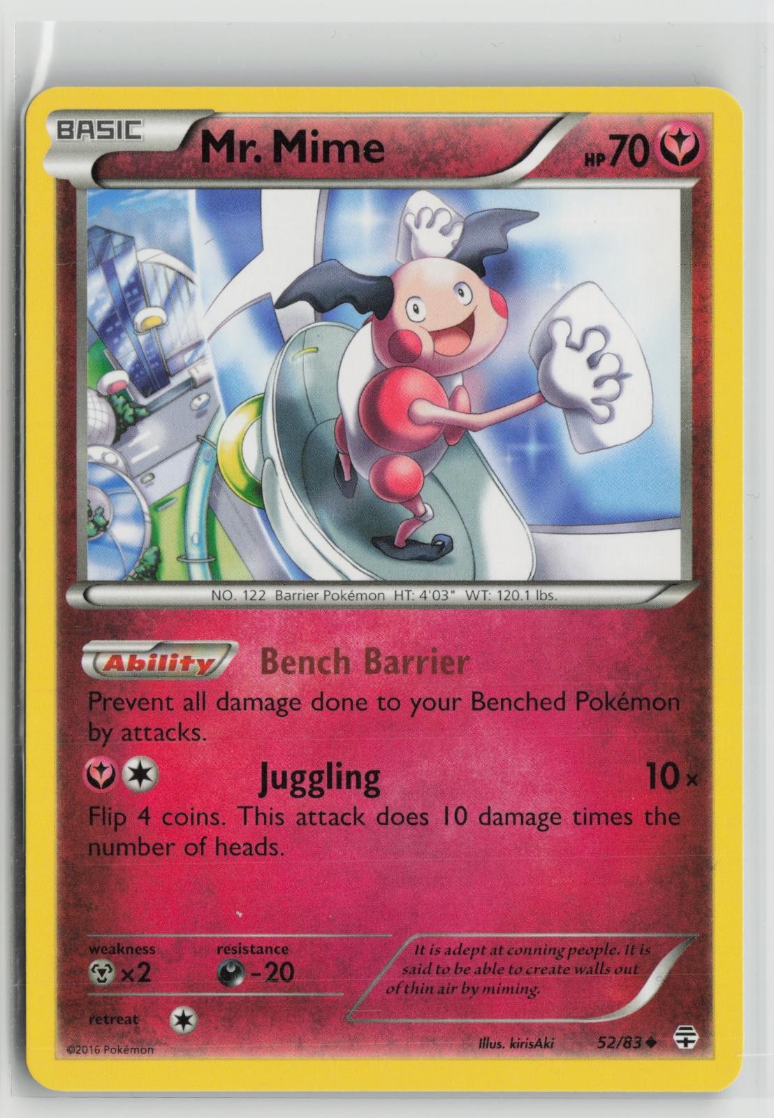 Mr. Mime 52/83 Uncommon Generations Pokemon NM