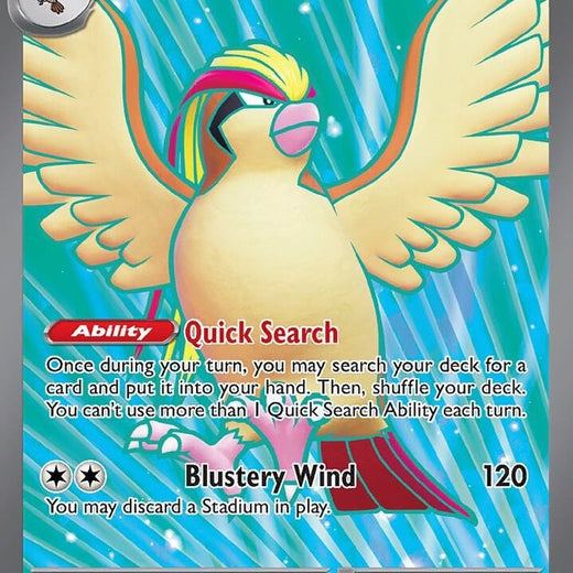 Pidgeot ex 217/197 Obsidian Flames OBF Ultra Rare near mint Pokemon 2023