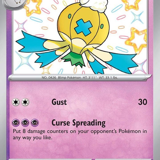 Drifblim 156/091 Paldean Fates PAF Shiny Rare Near Mint Pokemon 2024