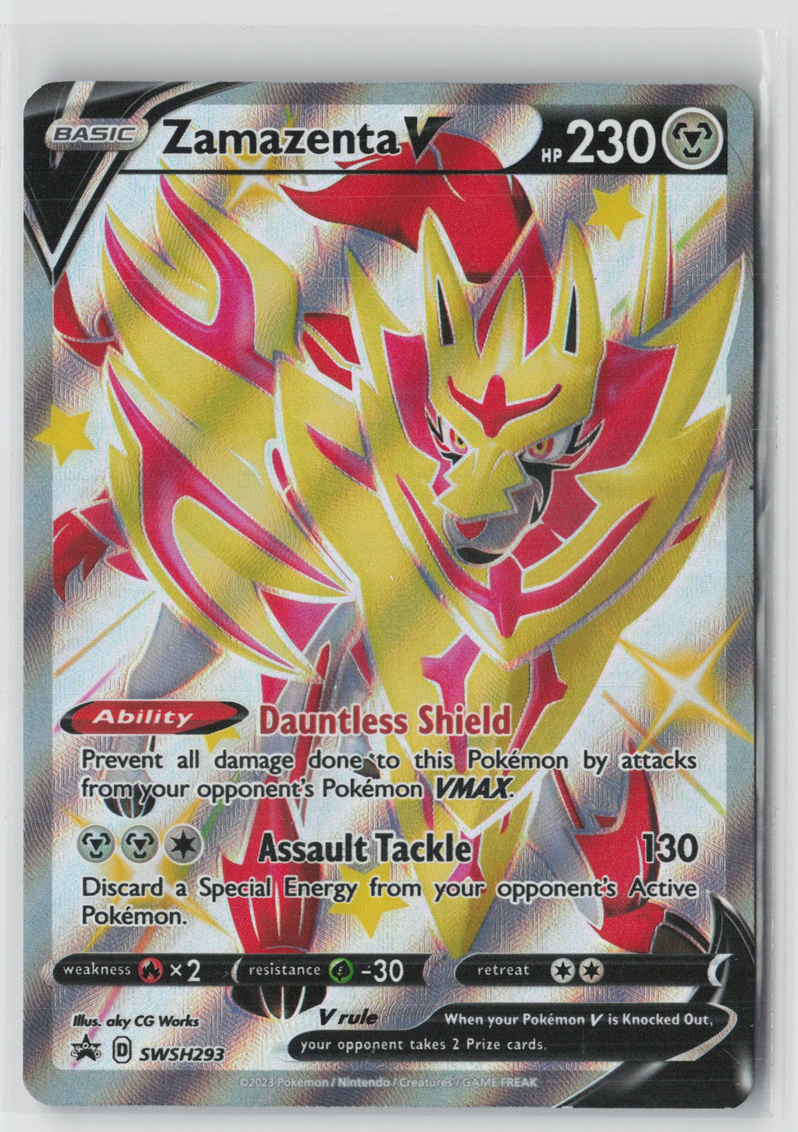 Zamazenta V (Shiny) - Promo SWSH: Sword & Shield Promo Cards SWSH293 NM