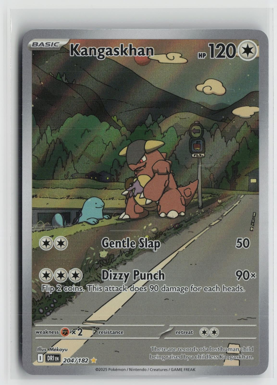 Kangaskhan 204/182 Illustration Rare Destined Rivals Pokemon NM