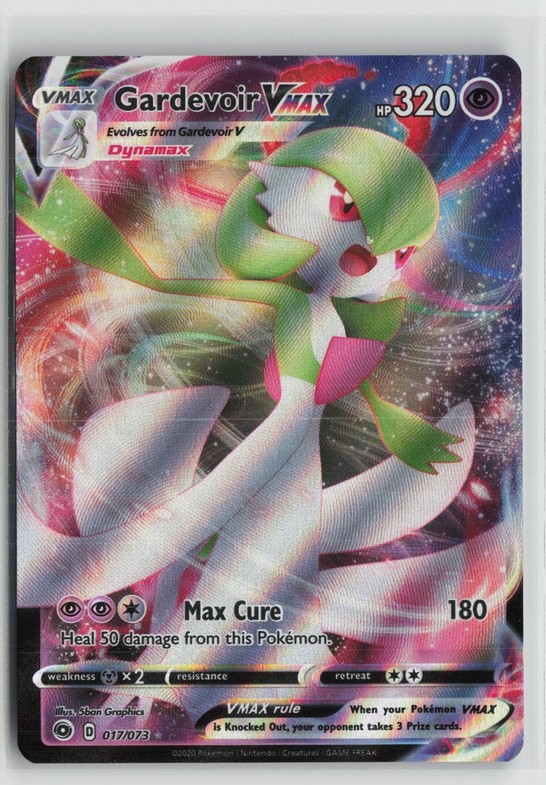 Gardevoir VMAX 017/073 Holo VMAX Rare Champion's Path Pokemon NM