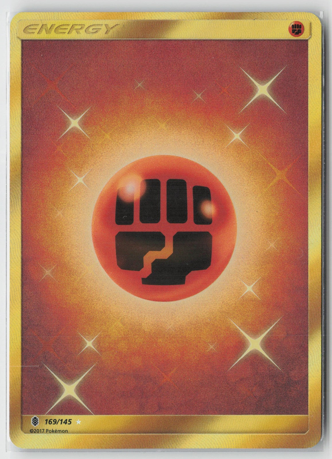 Fighting Energy (Secret) Secret Rare SM - Guardians Rising 169/145 NM