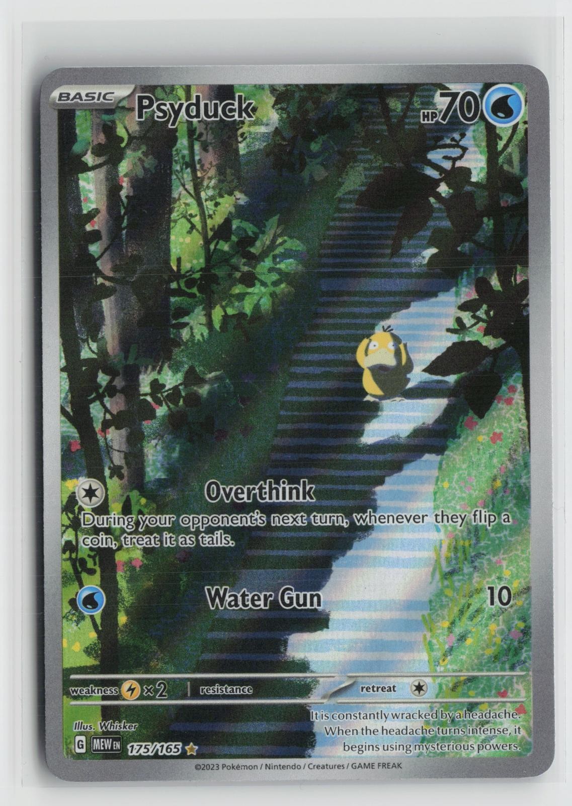 Psyduck 175/165 Illustration Rare 151 Pokemon Holo NM