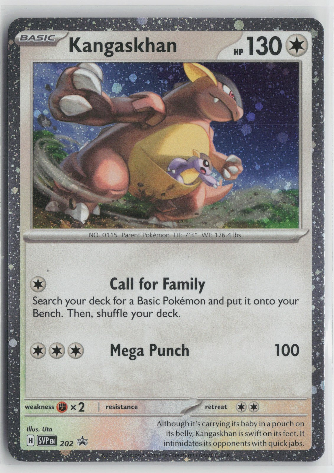 Kangaskhan - (Cosmos Holo) Holo Rare SV: Scarlet & Violet Promo Cards 202 NM