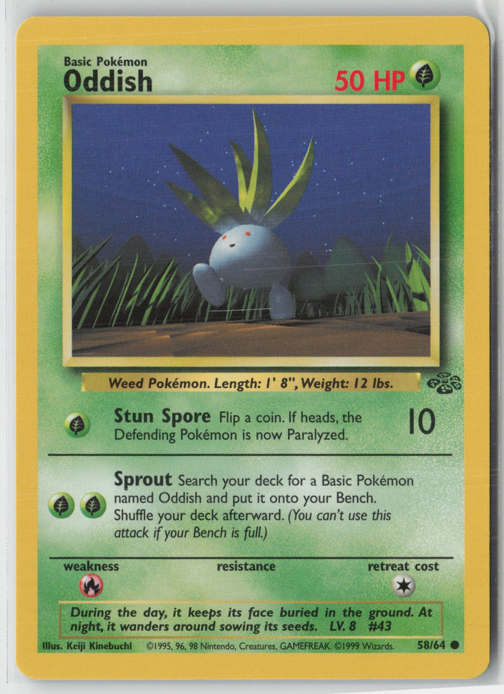 Oddish Common Jungle 58/64 NM0