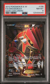 Groudon EX 106/108 Dark Explorers Pokemon PSA 8