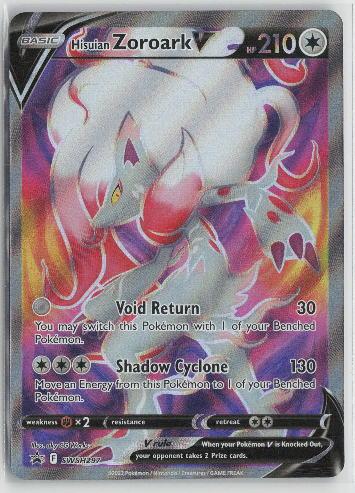 Hisuian Zoroark V - Promo SWSH: Sword & Shield Promo Cards SWSH297 NM