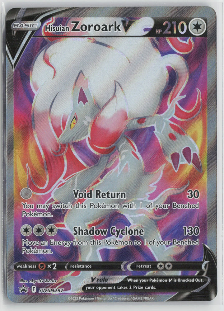Hisuian Zoroark V - Promo SWSH: Sword & Shield Promo Cards SWSH297 NM0