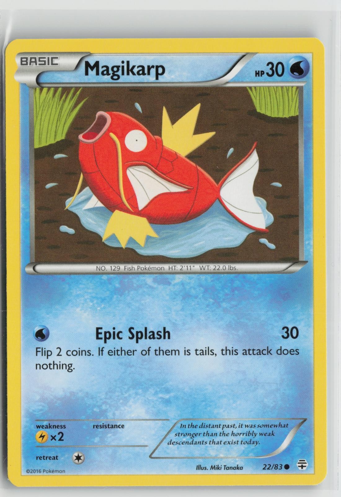 Magikarp 22/83 Common Generations Pokemon NM