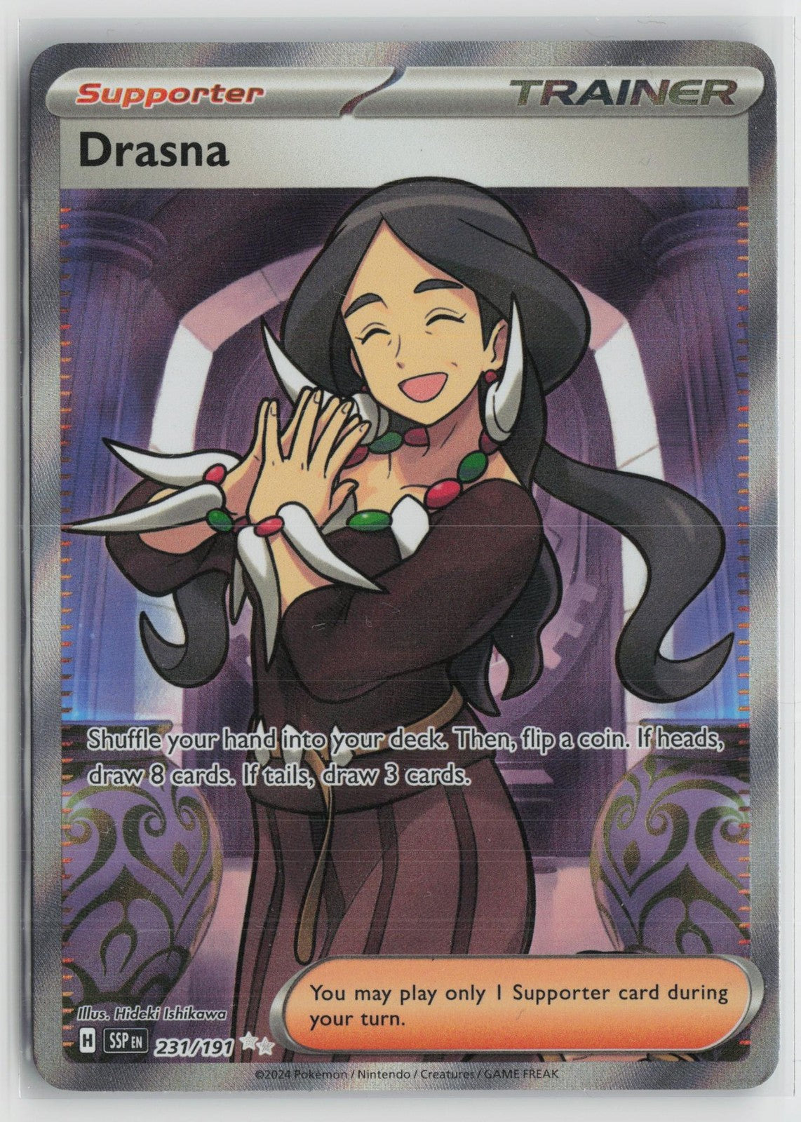 Drasna 231/191 Ultra Rare Surging Sparks Pokemon NM