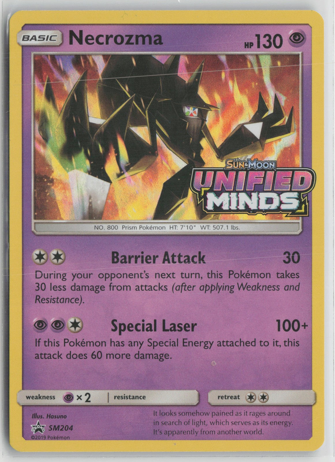 Necrozma - (Prerelease) Promo SM Promos SM204 NM