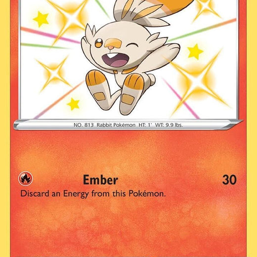 Scorbunny SV015/SV122 Shining Fates SHF Shiny Rare Near Mint Pokemon 2021