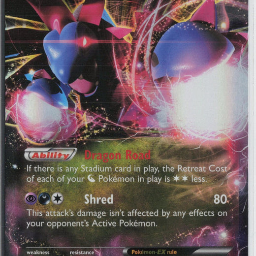 Hydreigon EX 62/108 Holo EX Rare Roaring Skies Pokemon LP0