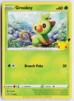 Grookey 008/025 McDonald's 25th Anniversary Promos NM P Pokemon