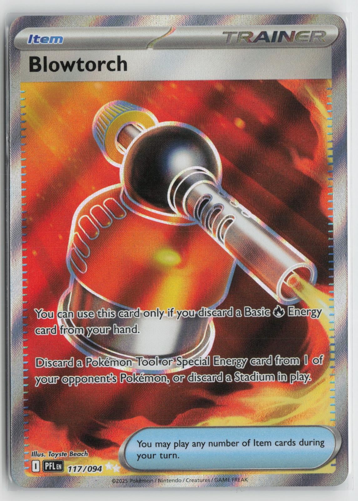 Blowtorch 117/094 Ultra Rare Phantasmal Flames Pokemon NM