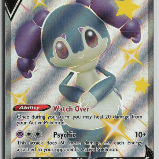 Indeedee V SV114/SV122 Holo V Rare Shining Fates Shiny Vault Pokemon NM0