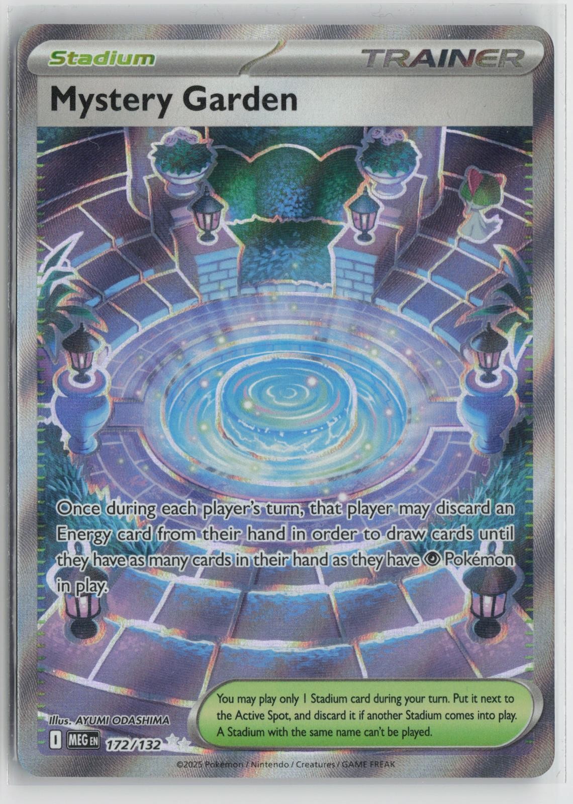 Mystery Garden 172/132 Ultra Rare Mega Evolution Pokemon NM