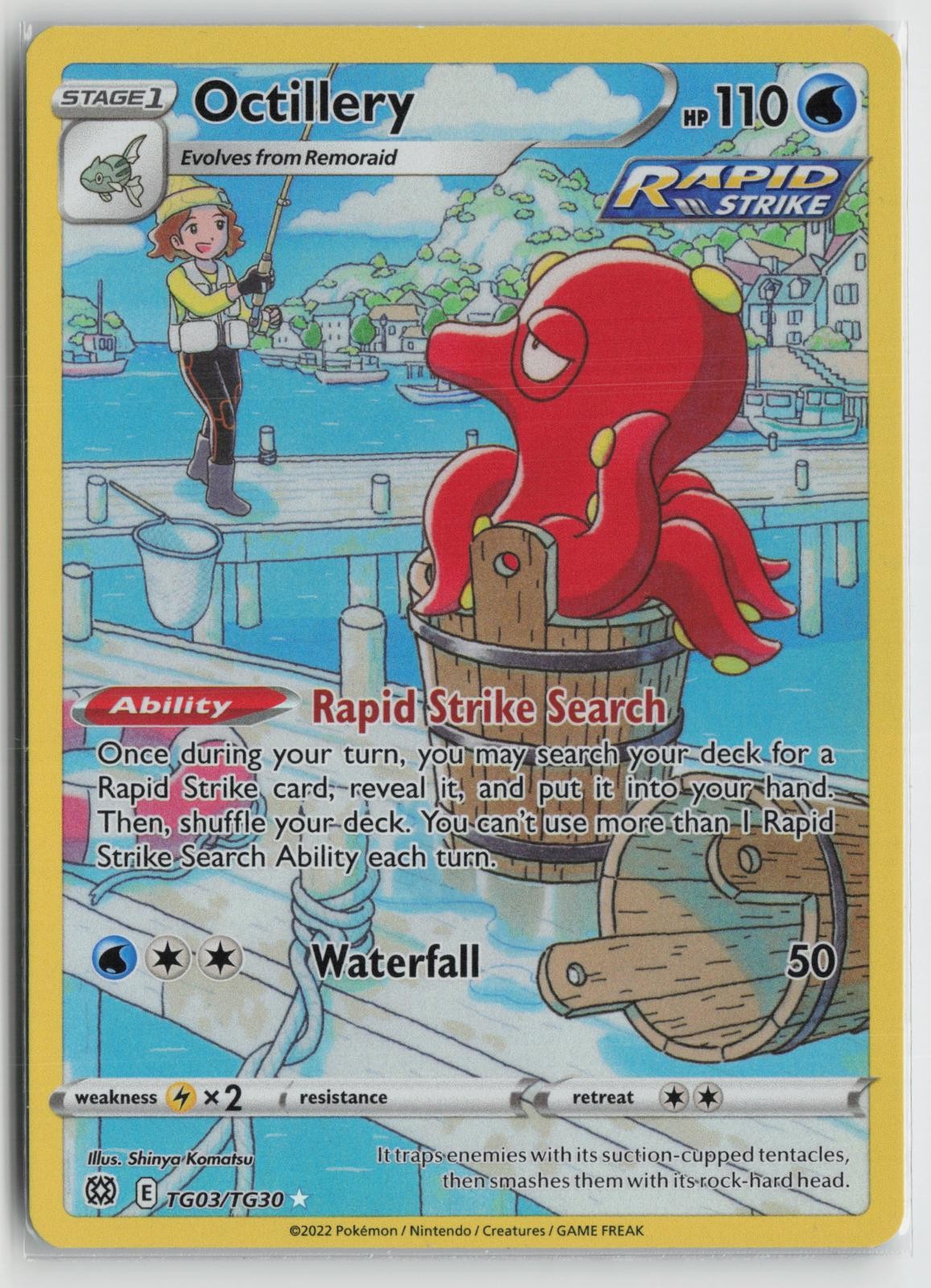 Octillery TG03/TG30 Holo Brilliant Stars Trainer Gallery Pokemon NM