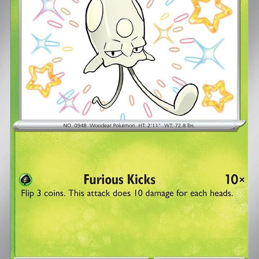 Toedscool 105/091 Paldean Fates PAF Shiny Rare Near Mint Pokemon 2024