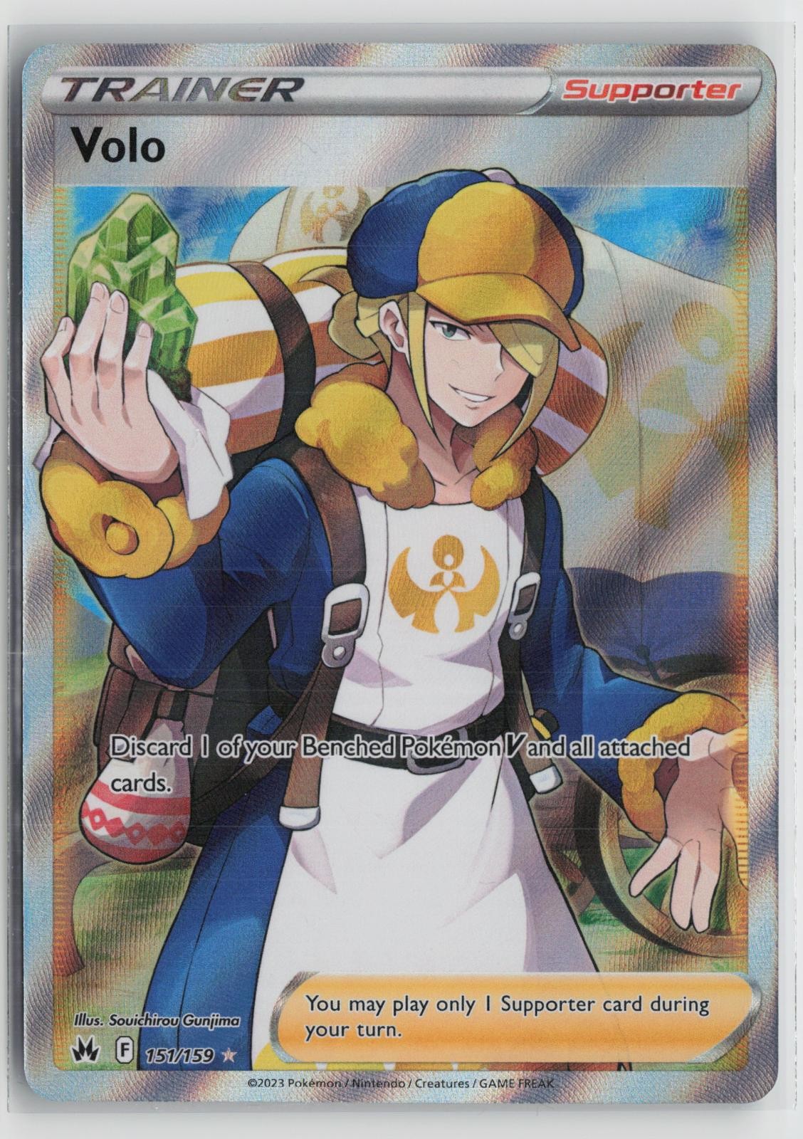 Volo 151/159 Ultra Rare Crown Zenith Pokemon NM