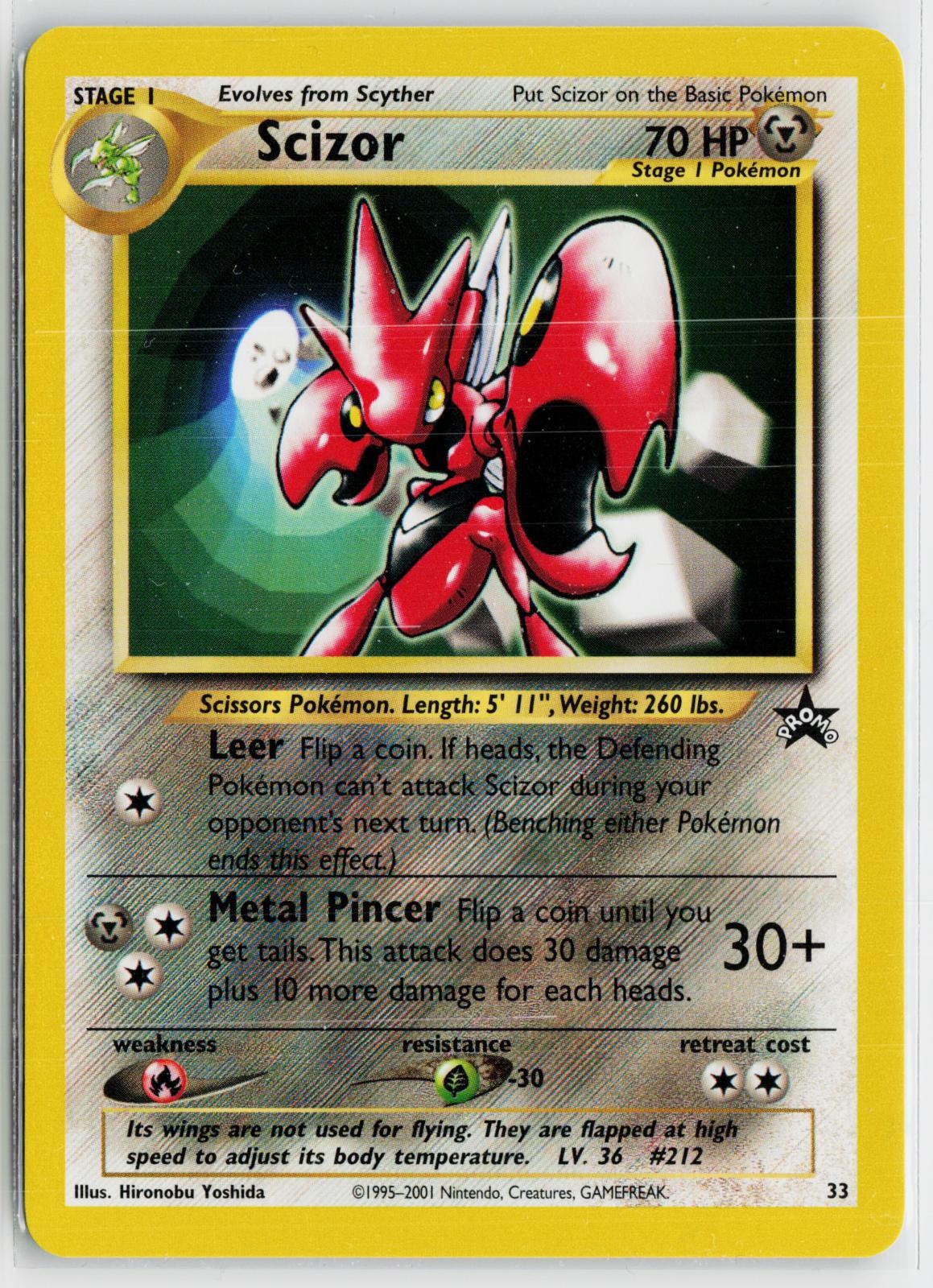 Scizor 33 Wizards Black Star Promos NM P Pokemon