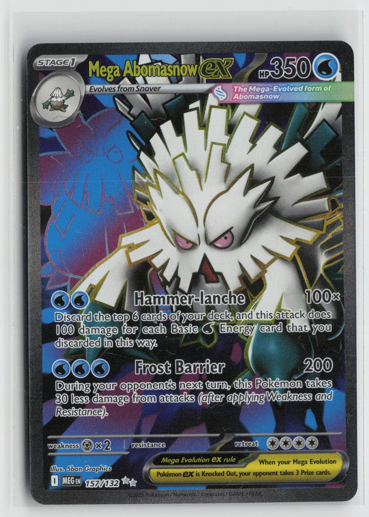 Mega Abomasnow ex 157/132 Ultra Rare Mega Evolution Pokemon NM0