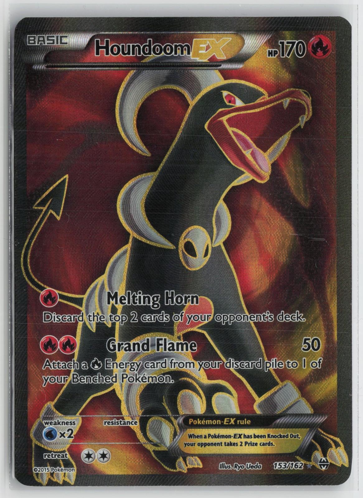 Houndoom EX 153/162 Ultra Rare BREAKthrough Pokemon NM