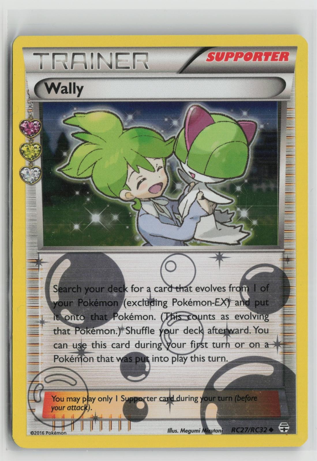 Wally RC27/RC32 Uncommon Generations Pokemon NM