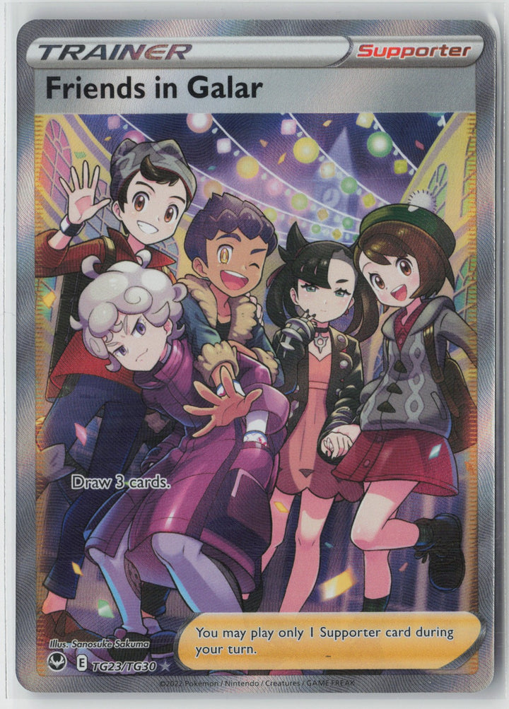 Friends in Galar Ultra Rare SWSH12: Silver Tempest Trainer Gallery TG23/TG30 NM0