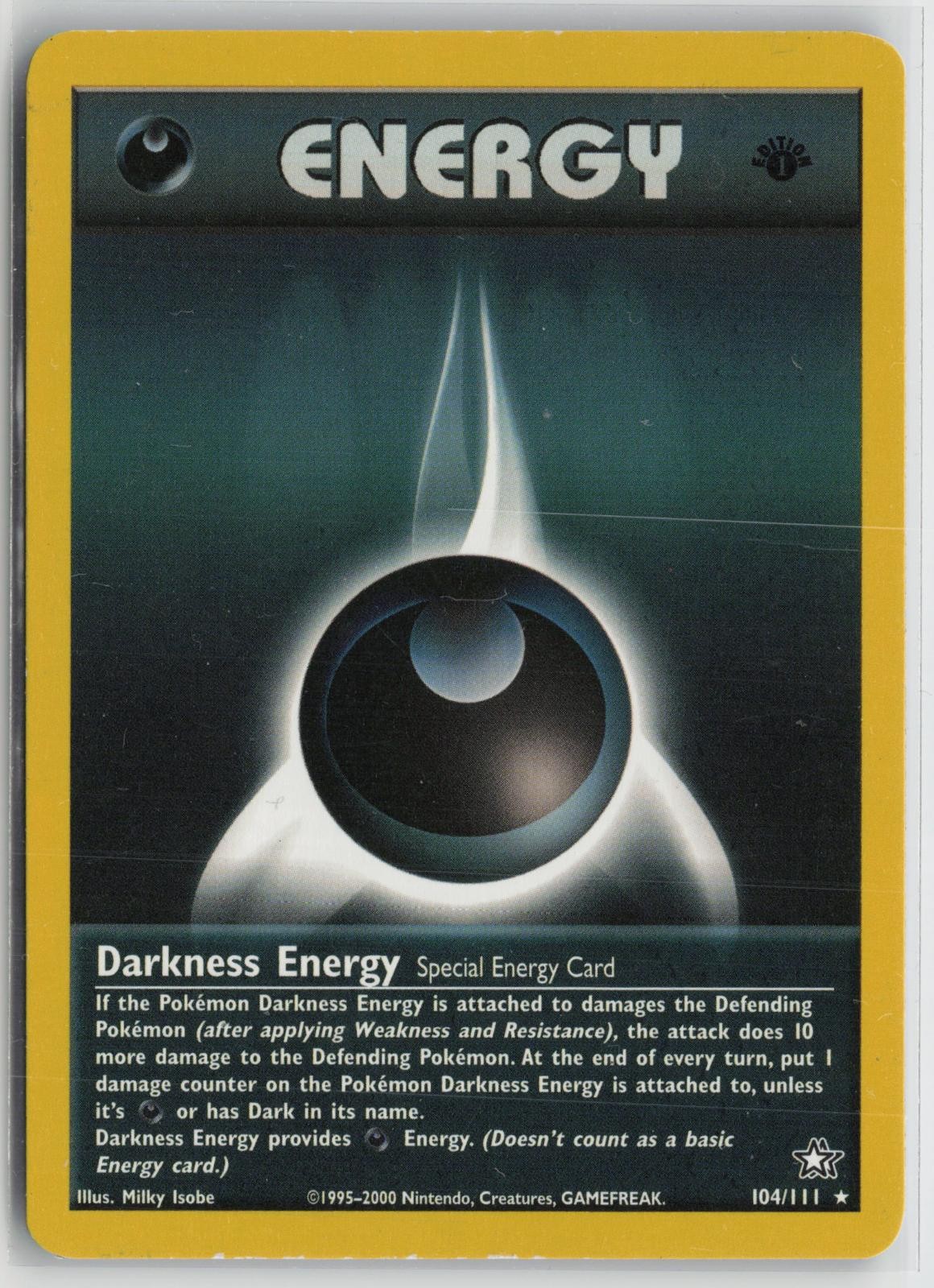 Darkness Energy 104/111 Rare Neo Genesis Pokemon LP