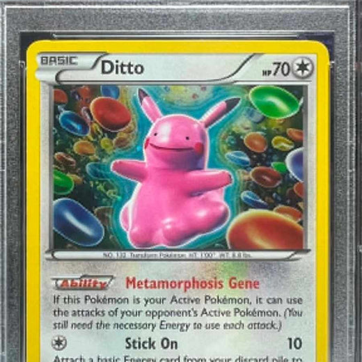 Ditto Holo XY40 Black Star Promos Pokemon PSA 80
