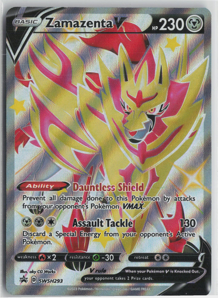 Zamazenta V (Shiny) - Promo SWSH: Sword & Shield Promo Cards SWSH293 NM0