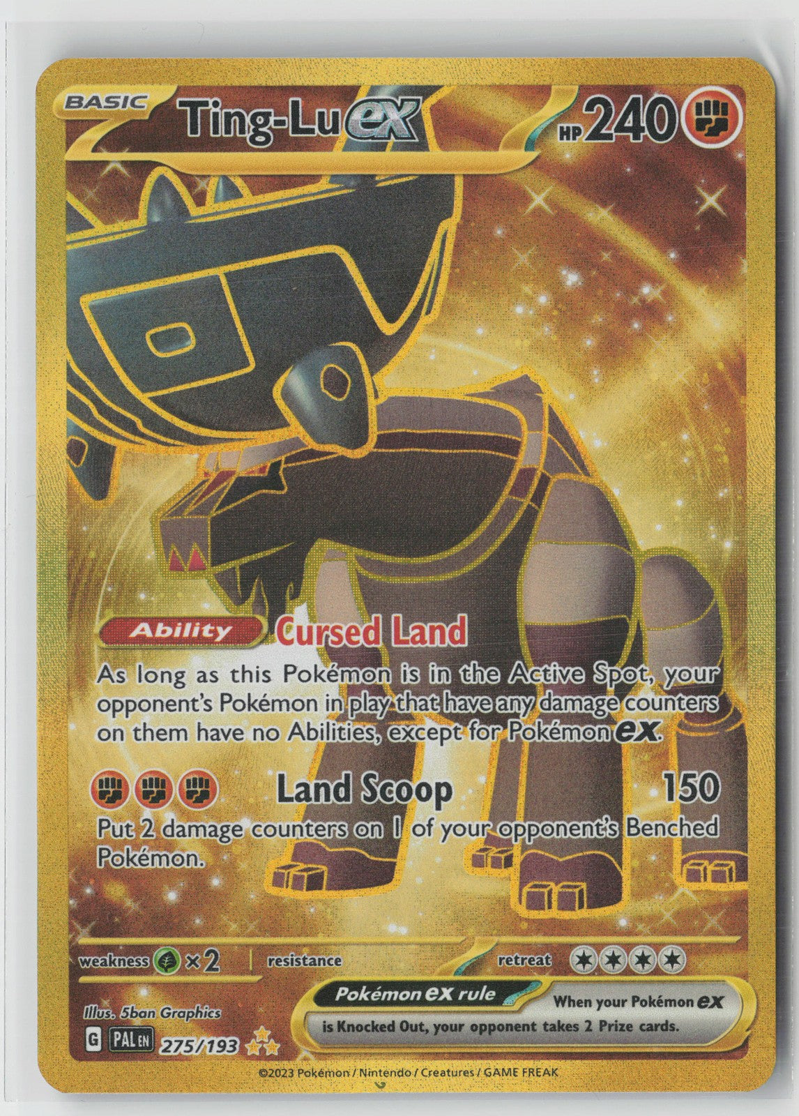 Ting-Lu ex - Hyper Rare SV02: Paldea Evolved 275/193 NM