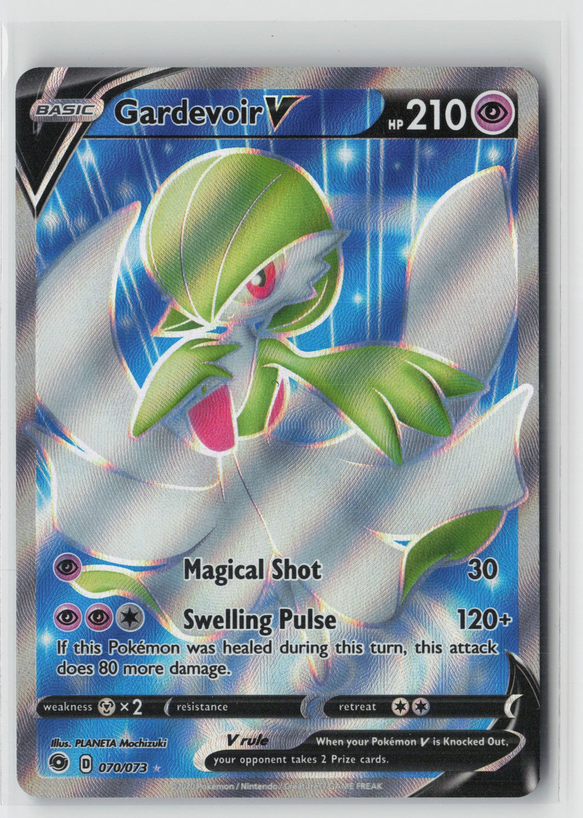 Gardevoir V (Full Art) Ultra Rare Champion's Path 70/73 NM