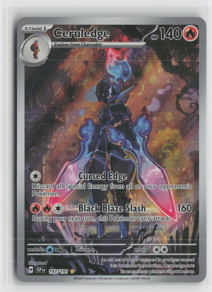 Ceruledge 197/191 Illustration Rare Surging Sparks Pokemon NM0